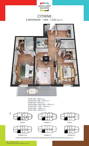 Floor plan 2 Bedroom