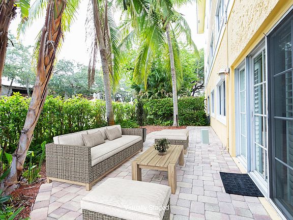 Private patio