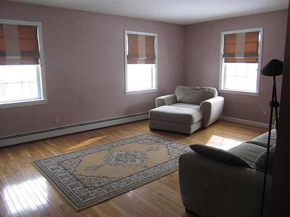 Living room with hardwoods