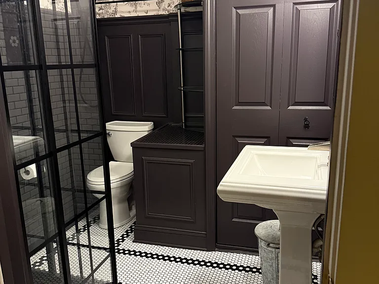 Recently renovated bathroom