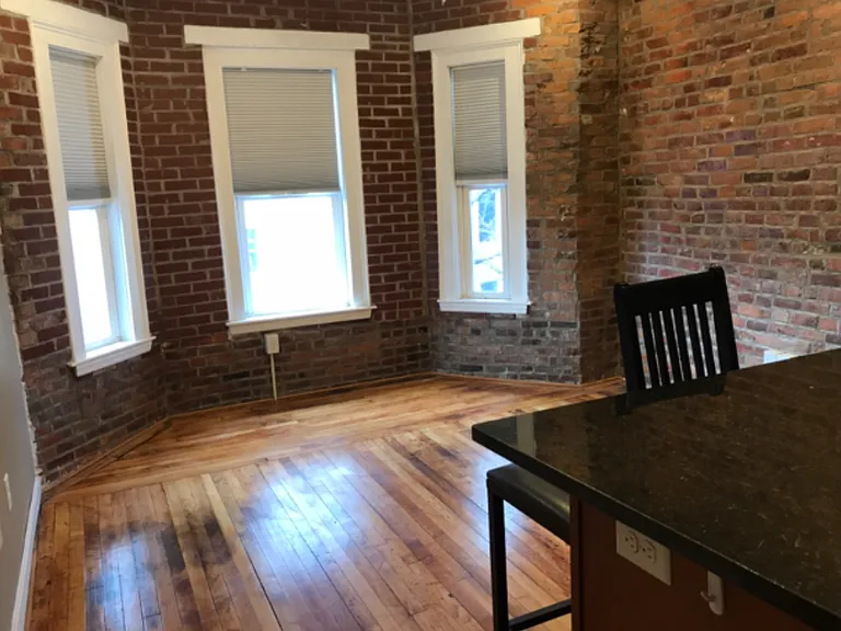 large living room has Central air open concept