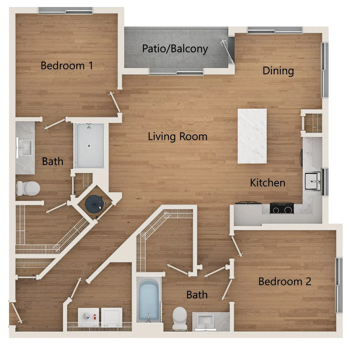 Floor plan B1