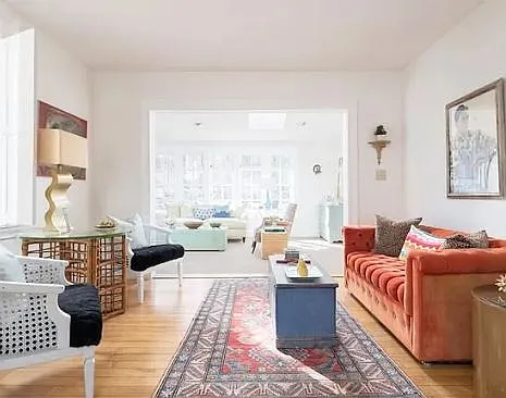 Sunroom as seen from living room