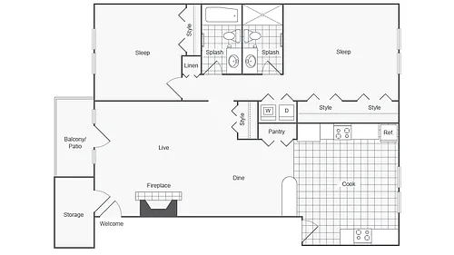 Floor plan Covington