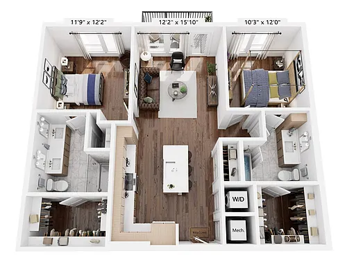 Floor plan B1