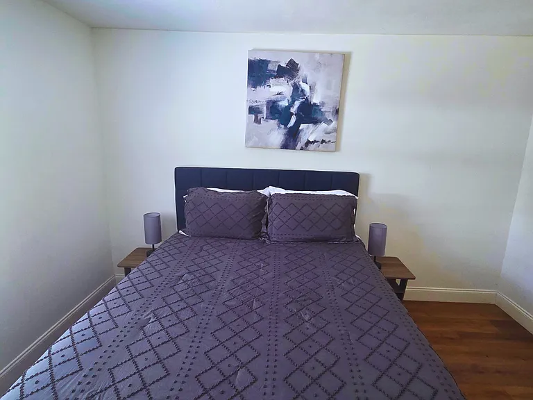 Luminous, spacious bedrooms with elegant decor and stylish blinds.