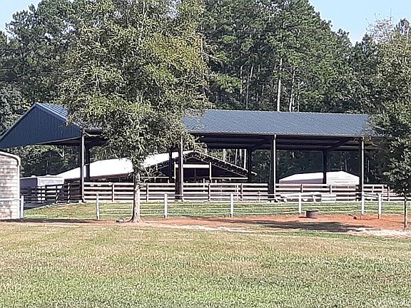 Arena and barn from paddock