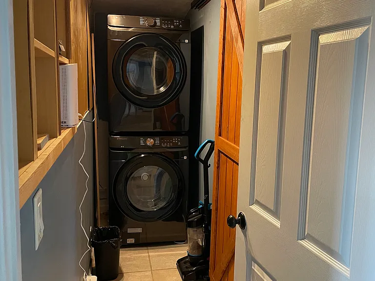 Laundry and pantry area