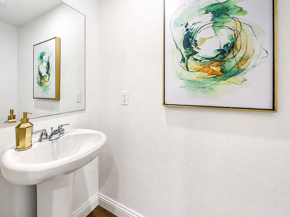lower level powder room