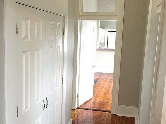 Hall with large closet