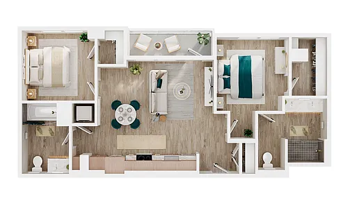 Floor plan B3