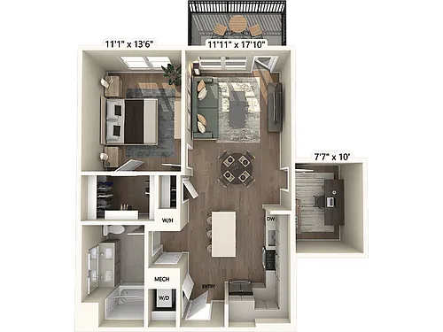 Floor plan A7-D-Upgrade