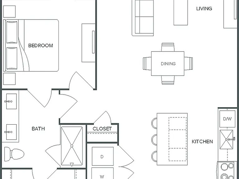 A14: 1bed 1bath A14: 1bed 1bath
