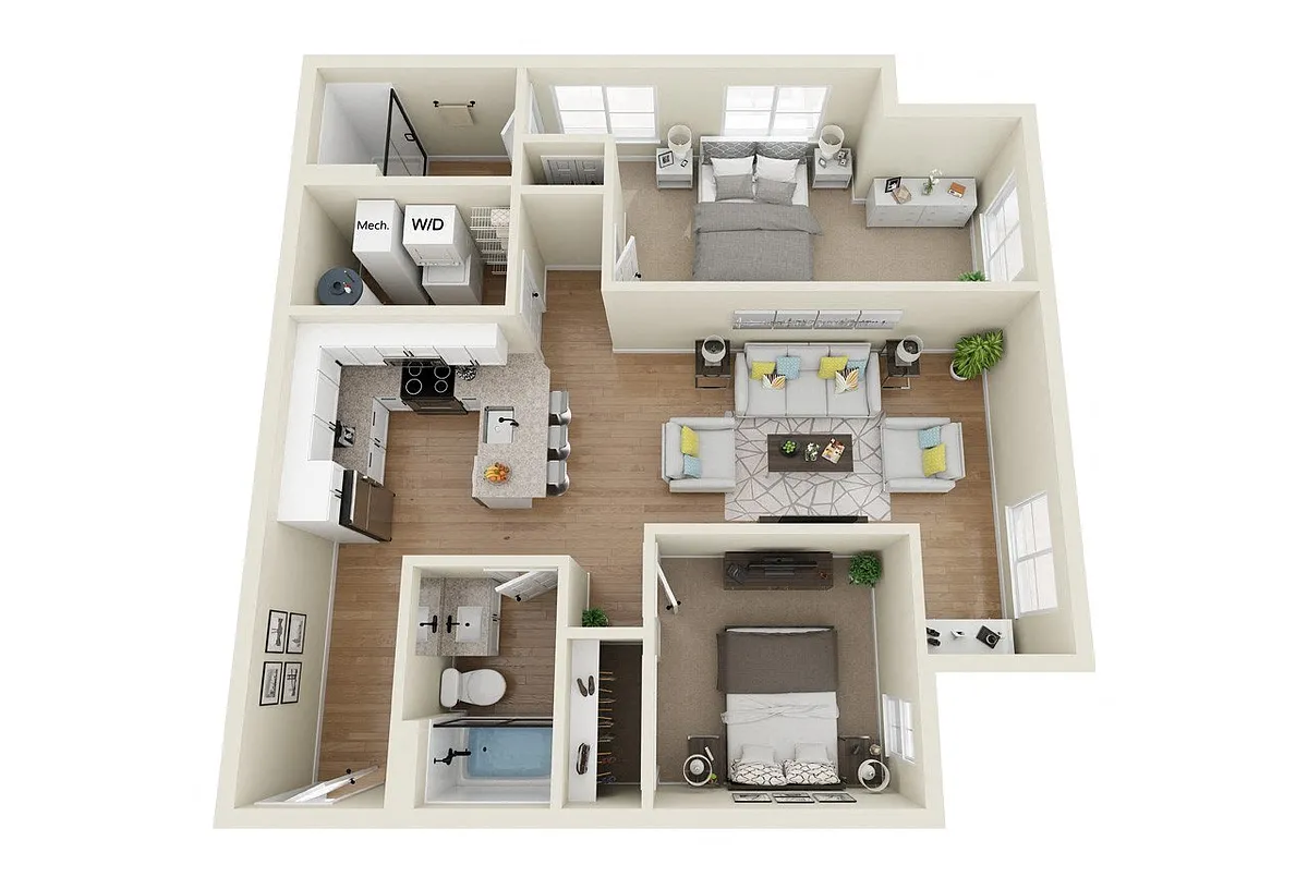 Floor plan 206 - MOVE-IN SPECIALS!