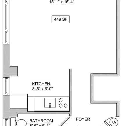 2nd image of 95 Christopher St APT 7A