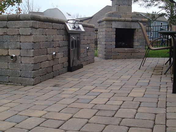 A fire while grilling