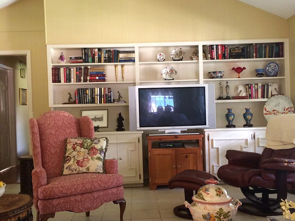 Den with built ins