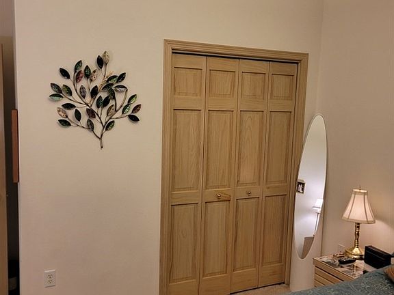 Architechural features-double closet.