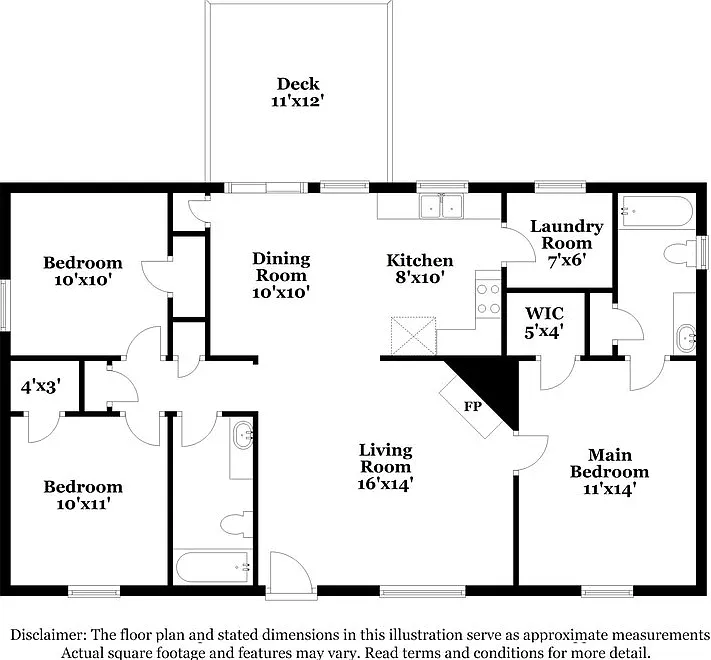 3 bed, 2.0 bath, 1144 sqft, $1,720 — Photo 2