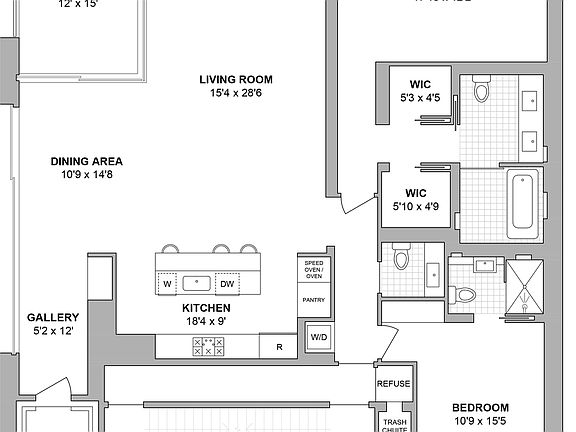 2nd image of 527 W 27th St #3S