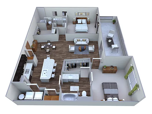 Floor plan B1