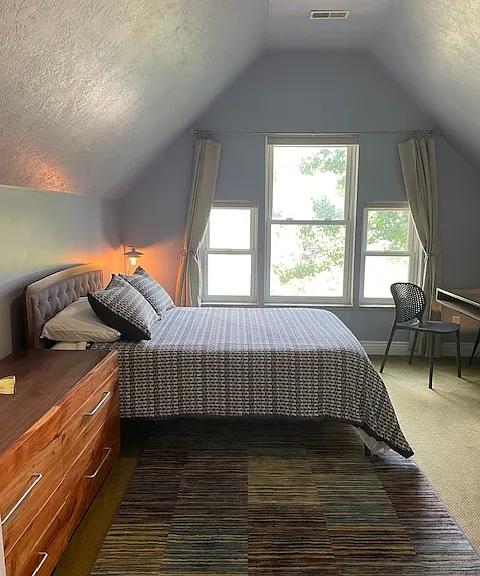 Bedroom #1- lots of light.
