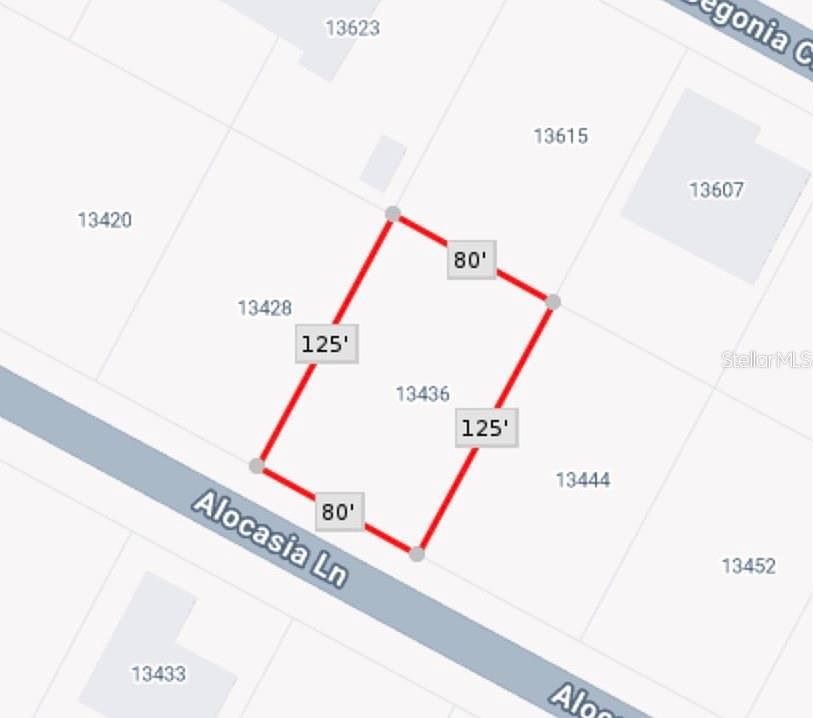 2nd image of 13436 ALOCASIA LANE LOT 22