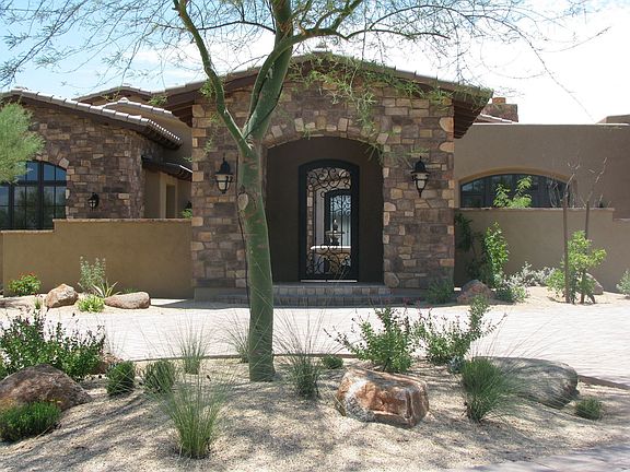 Gorgeous stone entry