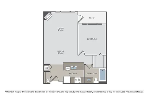 Floor plan Plan 1B
