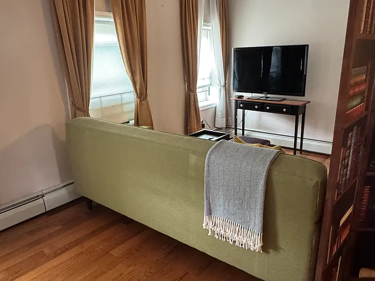Open living area with a/c.