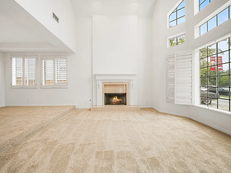 Grand Formal Living Room with Vaulted Ceilings