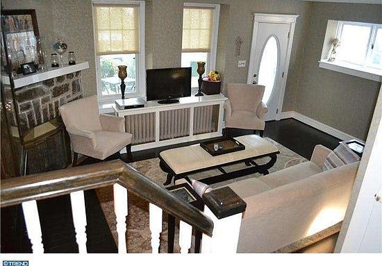 Living Room from steps