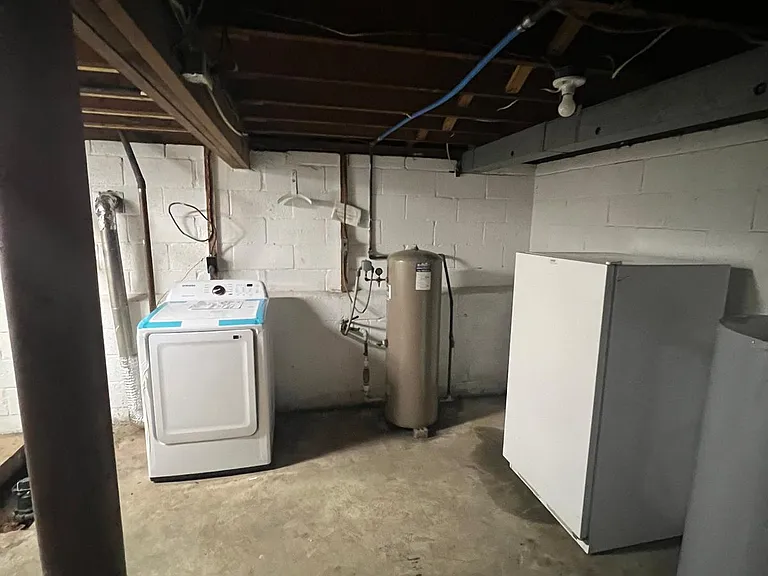 Basement with additional
freezer