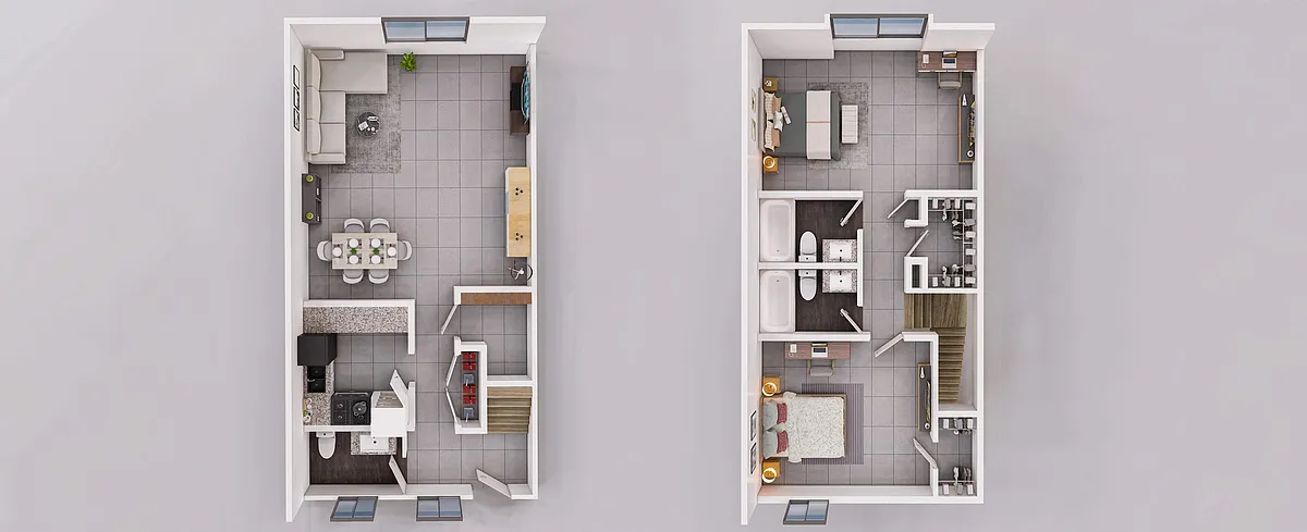 Floor plan 2X2.5-TH
