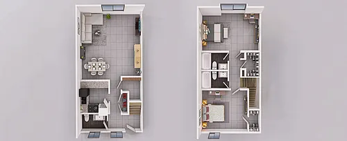 Floor plan 2X2.5-TH