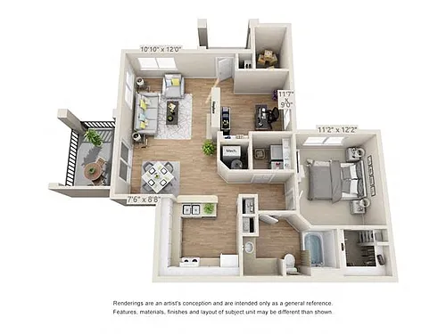Floor plan Blue Ridge - Wolf Ridge