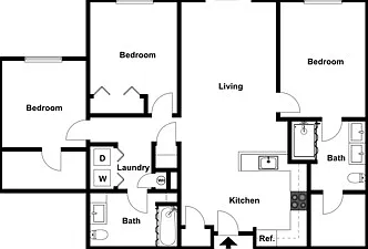 3 Bedroom 3 Bedroom