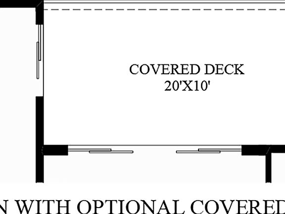 Optional Covered Deck