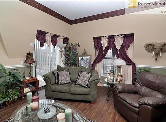 Sliding doors lead to private deck!