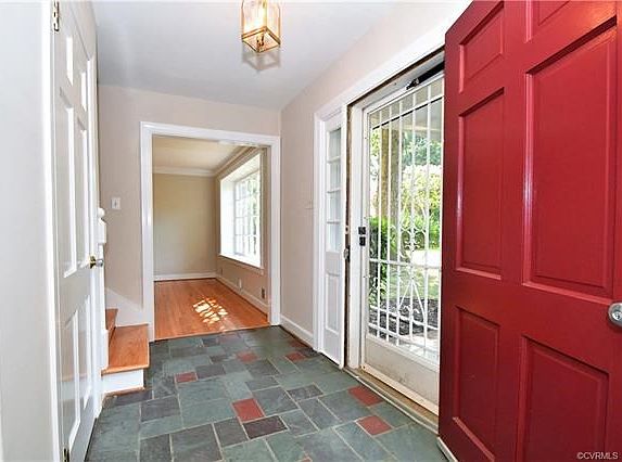Beautiful Slate Foyer at the entrance
