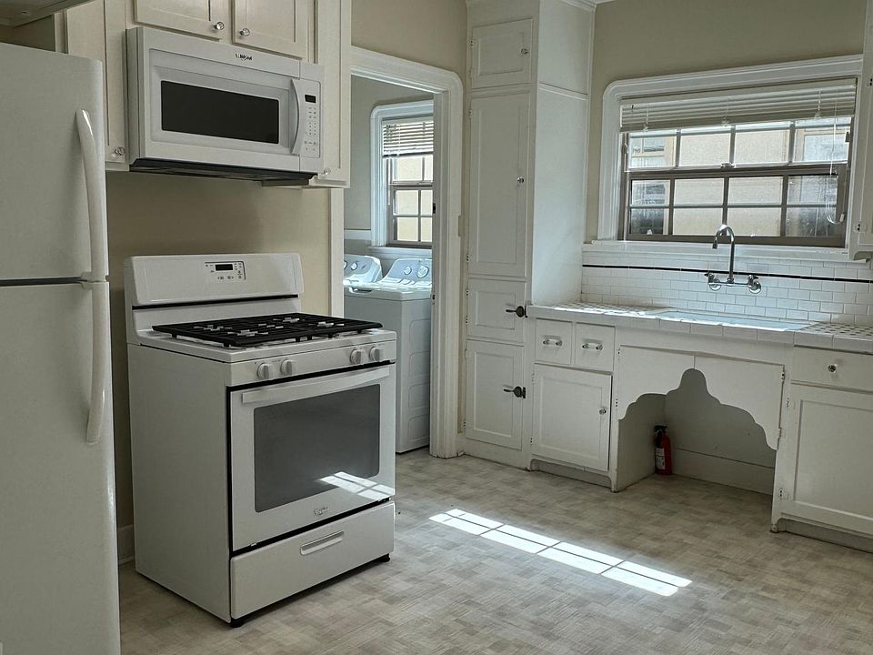 Gas stove, Refrigerator, Washer, and Dryer all included.