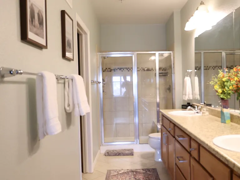 En suite bathroom
