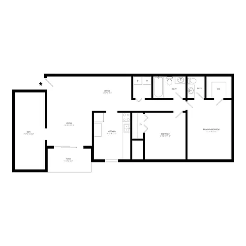 Floor plan The Magnolia