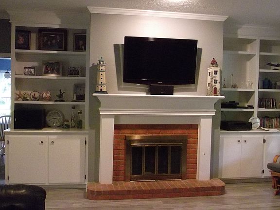 living room fireplace
