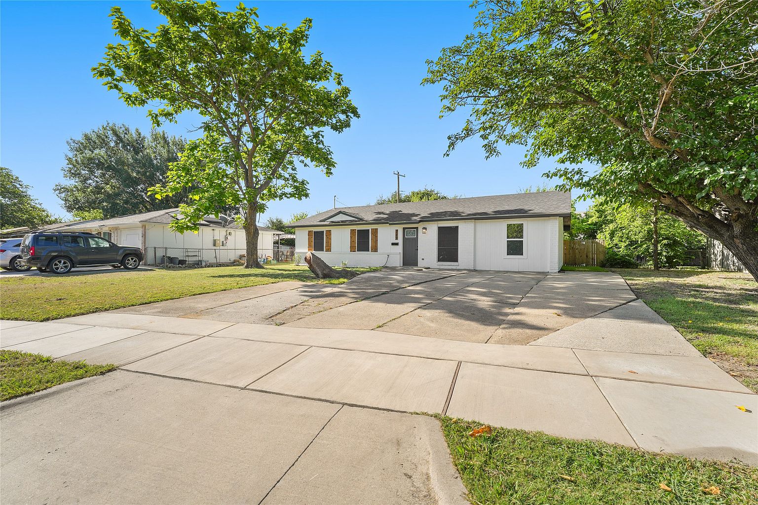Spacious family home with kitchen and living area