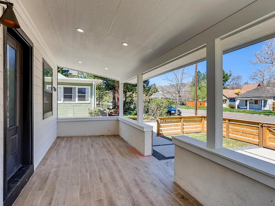Front covered porch