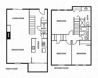 Floor plan akc-3thd