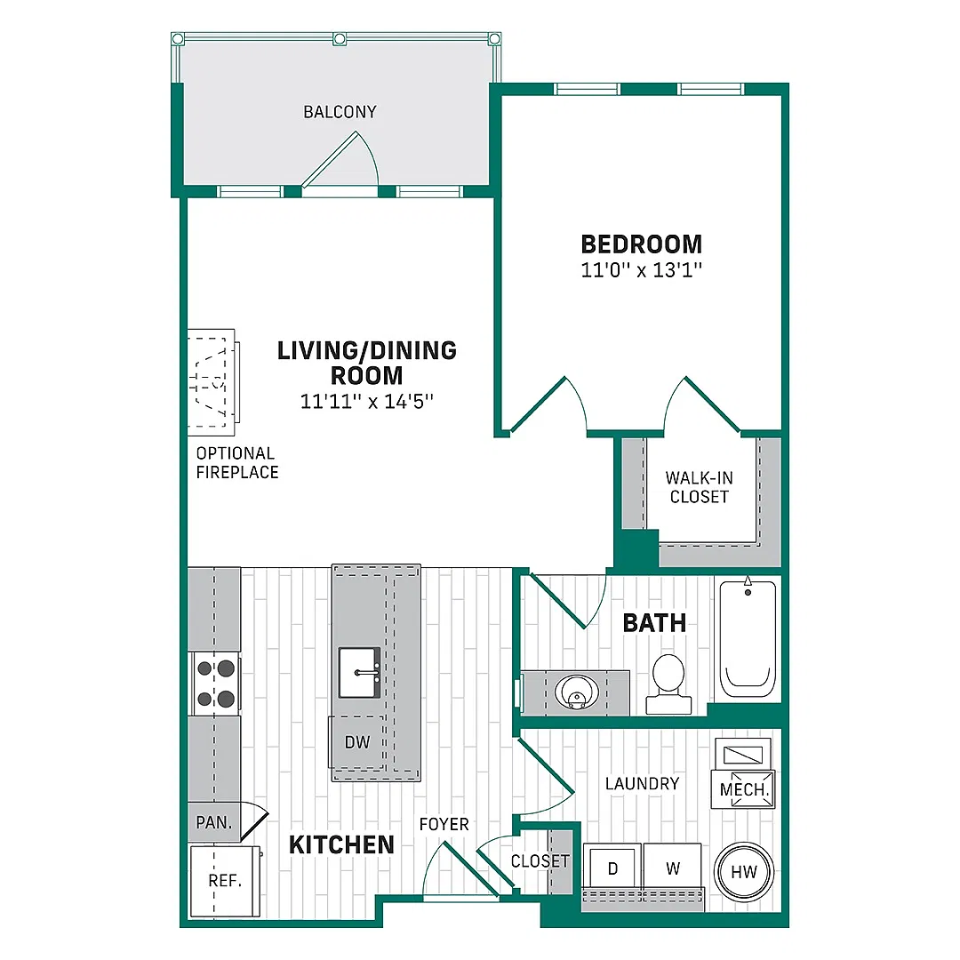 Floor plan A1 - The Refinery