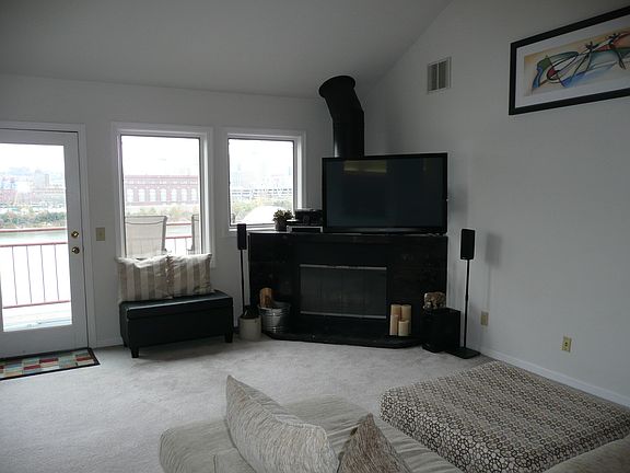 Living Area with Fireplace