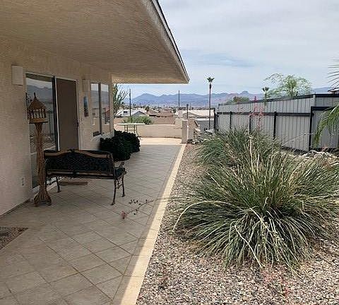 Side door and patio